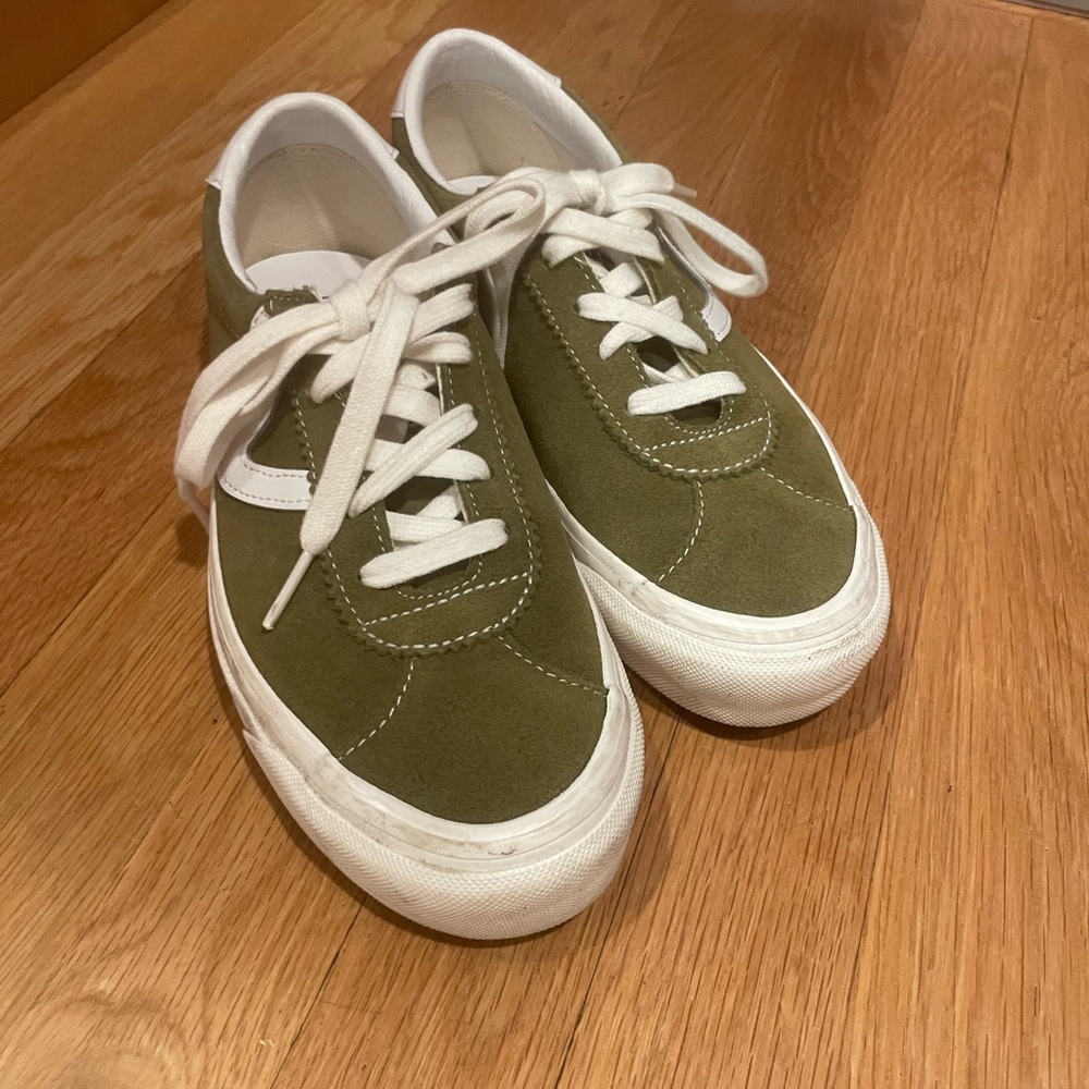Vans “off the wall” suede shoes